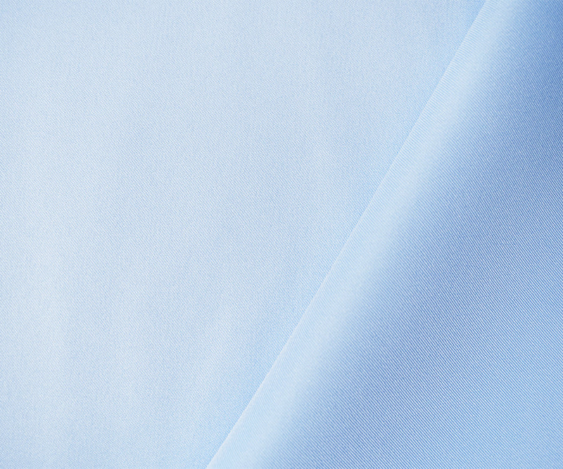 Light Blue Poly Spandex Stretch Solid Stretch Lamour Woven Fabric