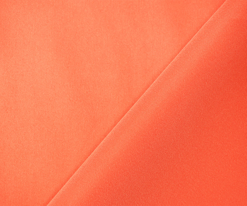Orange Poly Spandex Stretch Solid Stretch Lamour Woven Fabric