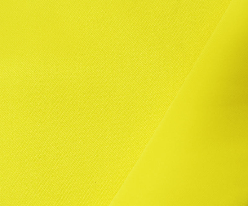 Yellow Poly Spandex Stretch Solid Stretch Lamour Woven Fabric