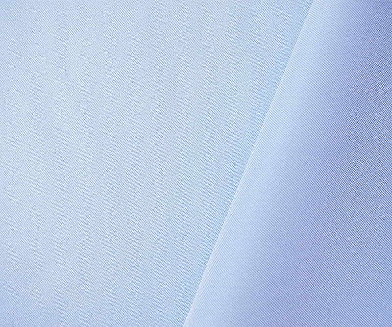 Light Blue Poly Spandex Stretch Solid Stretch Lamour Woven Fabric