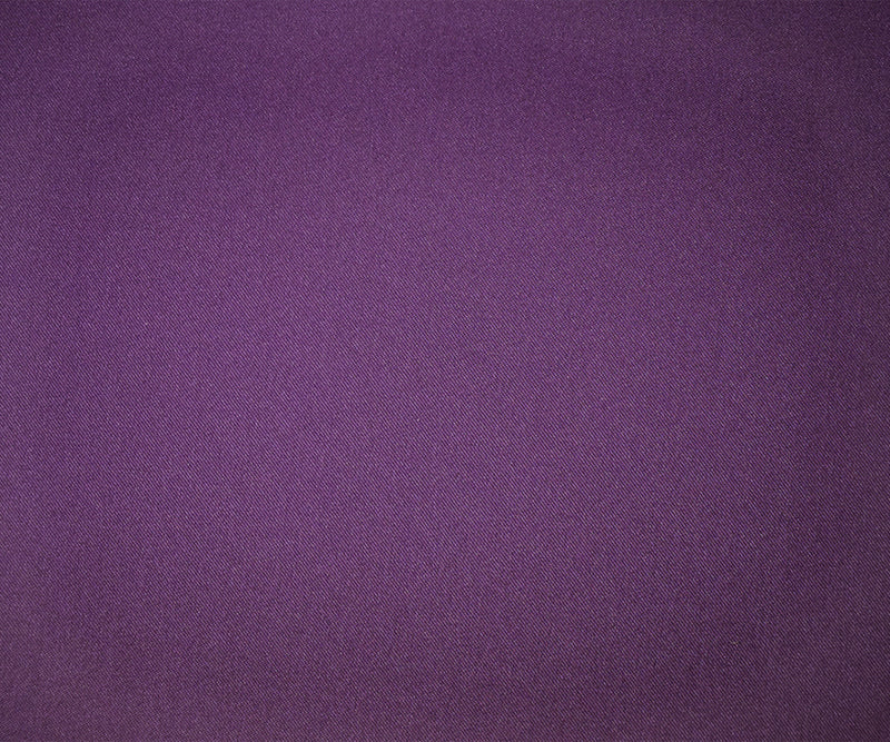 Dark Purple Poly Spandex Solid Stretch Lamour Woven Fabric