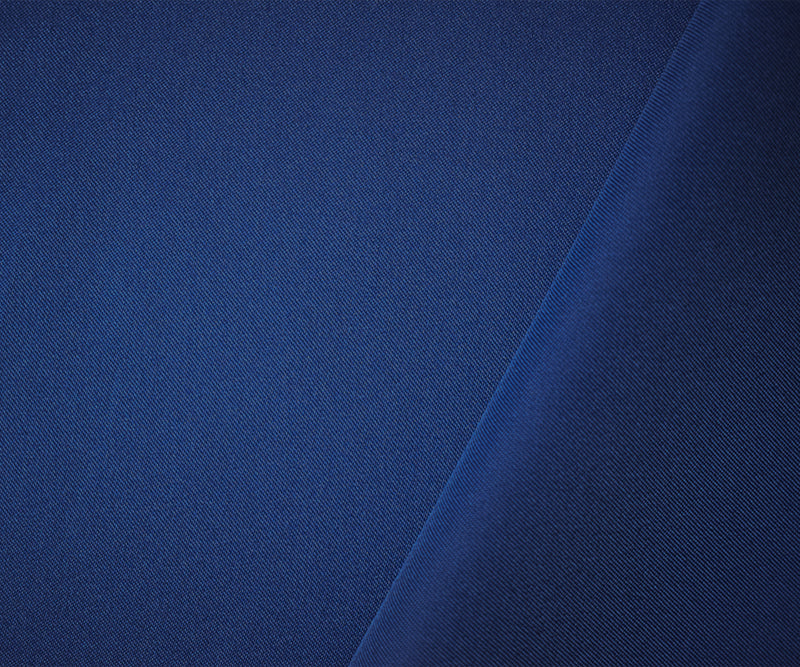 Dark Blue Poly Spandex Stretch Solid Stretch Lamour Woven Fabric