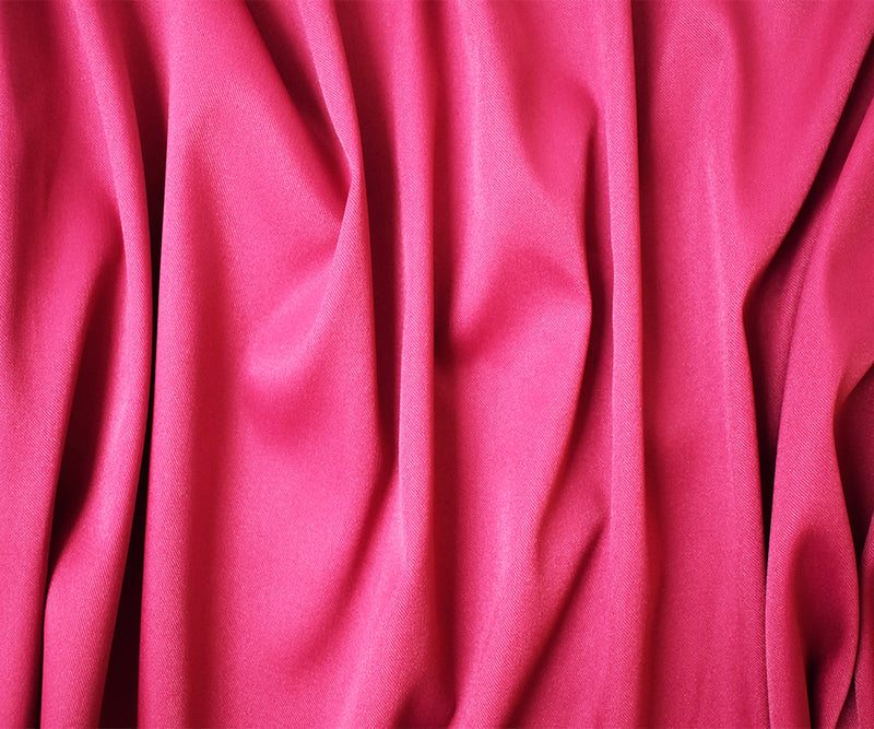 Pink Poly Spandex Stretch Solid Stretch Lamour Woven Fabric