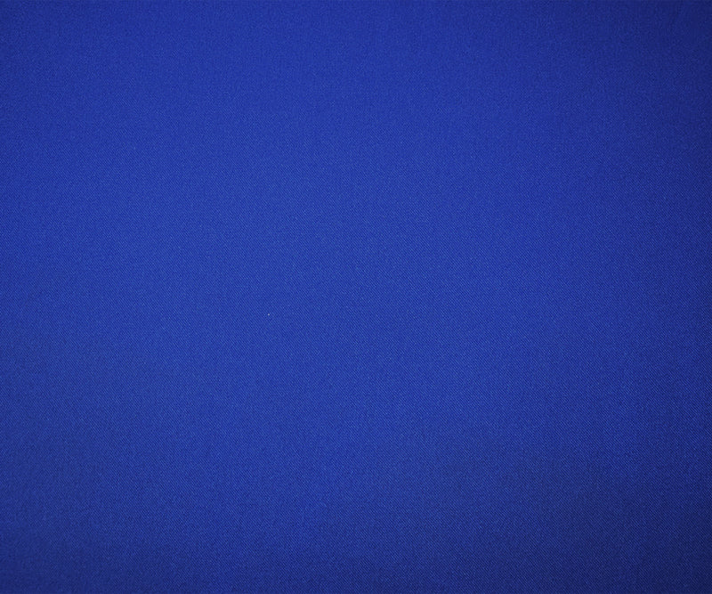 Blue Poly Spandex Stretch Solid Stretch Lamour Woven Fabric