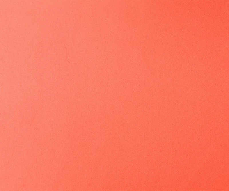 Orange Poly Spandex Stretch Solid Stretch Lamour Woven Fabric