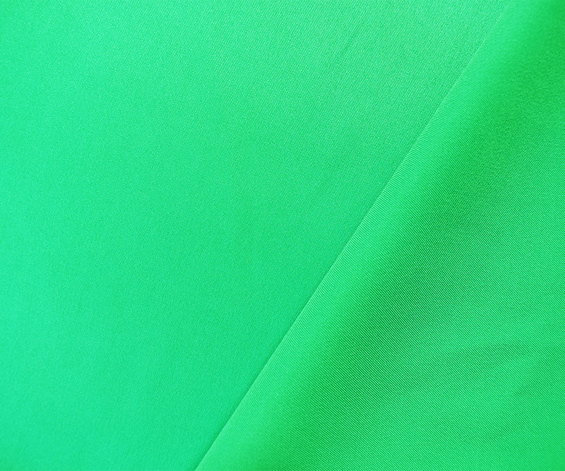 Green Poly Stretch Spandex Lamour Solid Satin Woven Fabric