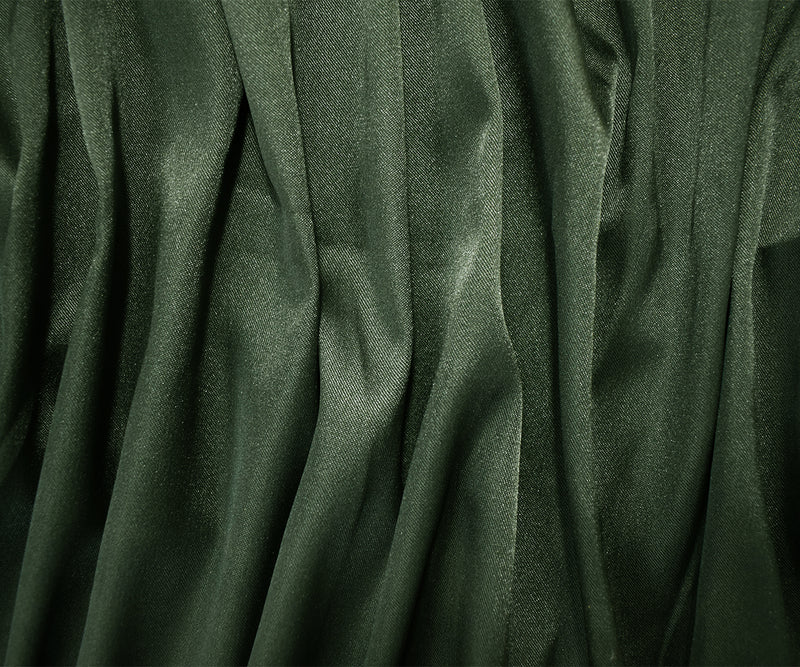 Deep Green Poly Stretch Spandex Lamour Solid Satin Woven Fabric
