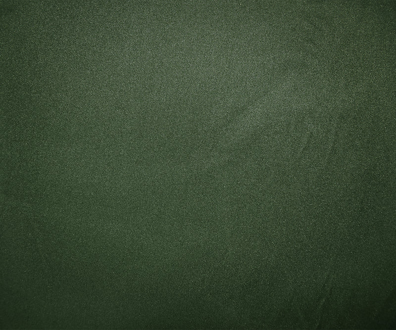 Deep Green Poly Stretch Spandex Lamour Solid Satin Woven Fabric