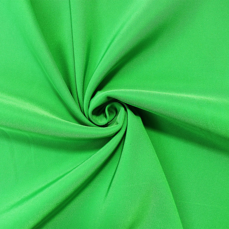 Green Poly Stretch Spandex Lamour Solid Satin Woven Fabric