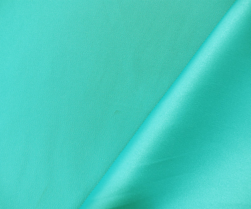 Teal Poly Stretch Spandex Lamour Solid Satin Woven Fabric