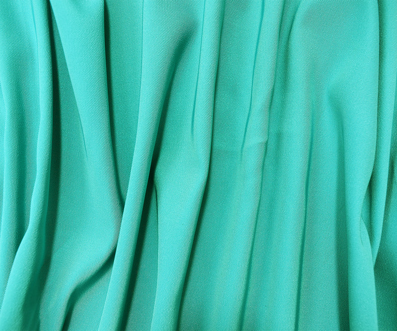 Teal Poly Stretch Spandex Lamour Solid Satin Woven Fabric