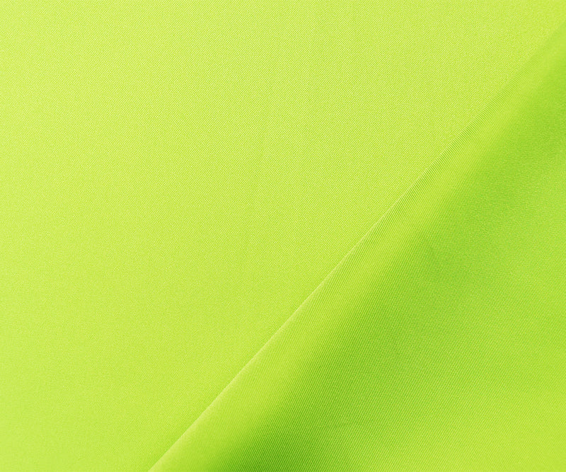 Light Chartreuse Green Poly Stretch Spandex Lamour Solid Satin Woven Fabric