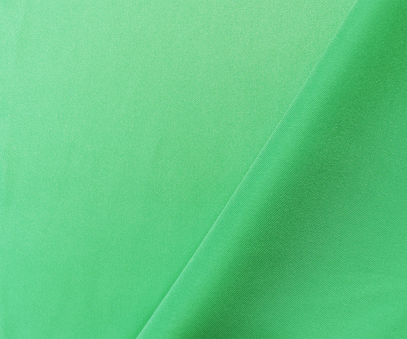 Green Poly Stretch Spandex Lamour Solid Satin Woven Fabric