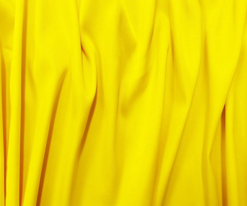 Yellow Poly Stretch Spandex Lamour Solid Satin Woven Fabric
