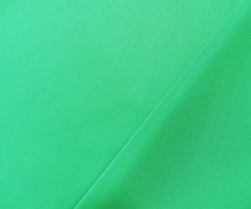 Green Poly Stretch Spandex Lamour Solid Satin Woven Fabric