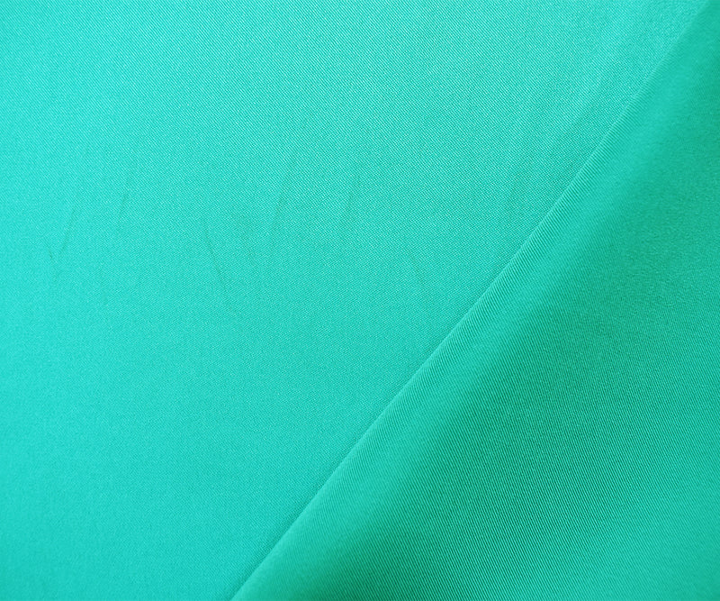 Green Poly Stretch Spandex Lamour Solid Satin Woven Fabric