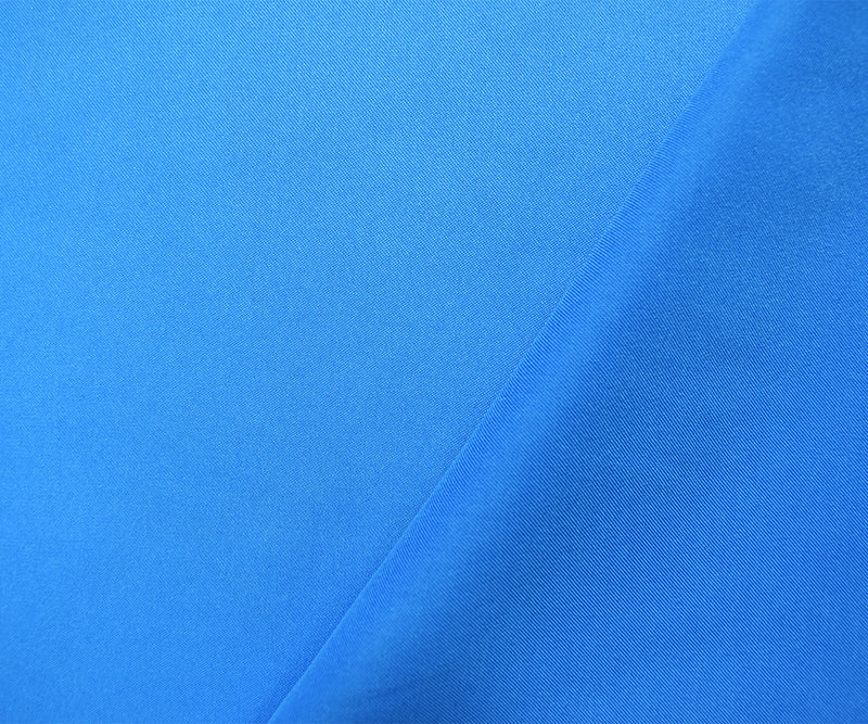 Aqua Blue Poly Stretch Spandex Lamour Solid Satin Woven Fabric