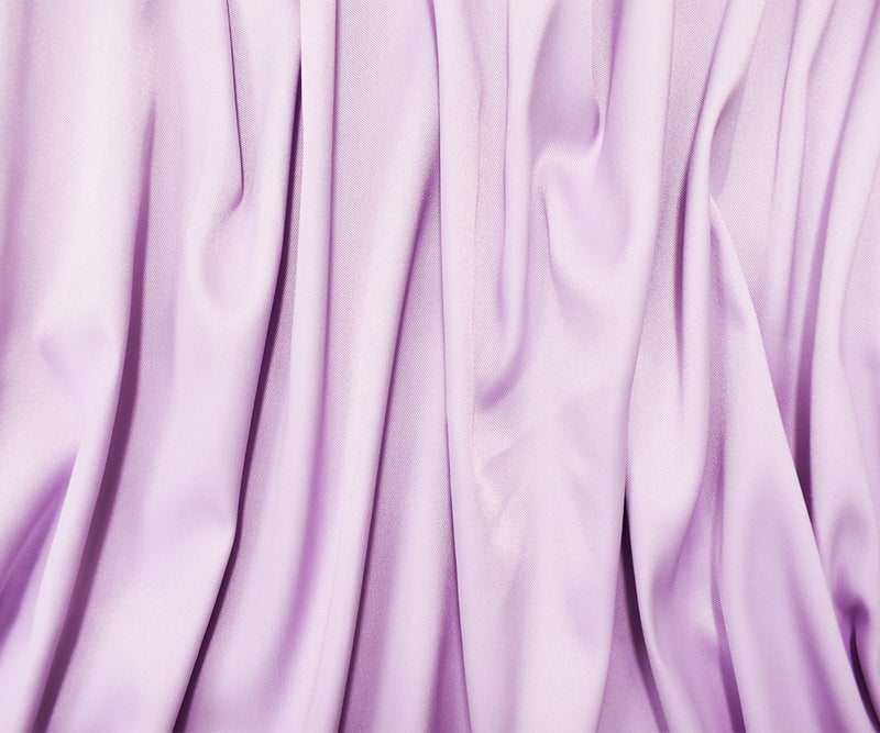 Light Purple Poly Stretch Spandex Lamour Solid Satin Woven Fabric