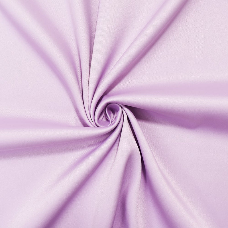 Light Purple Poly Stretch Spandex Lamour Solid Satin Woven Fabric
