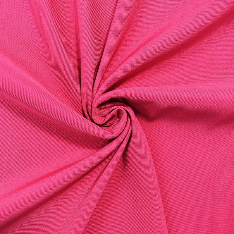 Pink Poly Stretch Spandex Lamour Solid Satin Woven Fabric