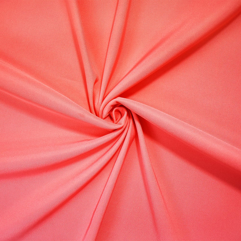 Pink Poly Stretch Spandex Lamour Solid Satin Woven Fabric