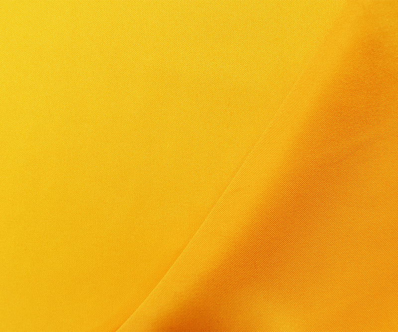 Yellow Poly Stretch Spandex Lamour Solid Satin Woven Fabric