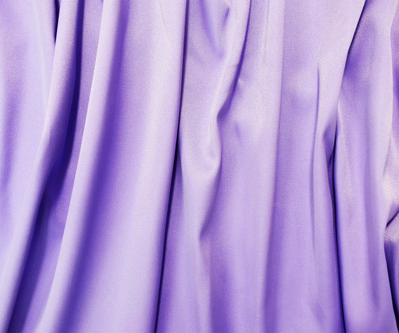 Lavender Purple Poly Stretch Spandex Lamour Solid Satin Woven Fabric