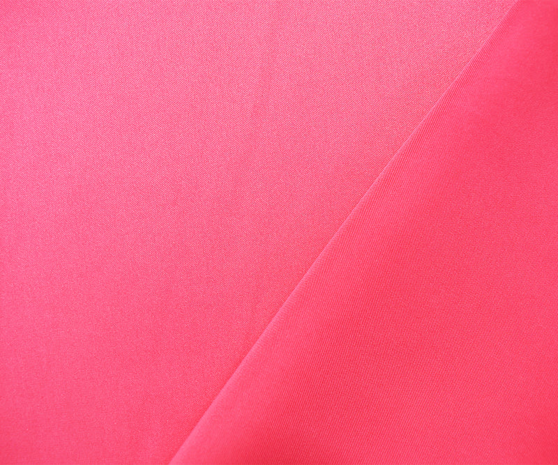 Pink Poly Stretch Spandex Lamour Solid Satin Woven Fabric