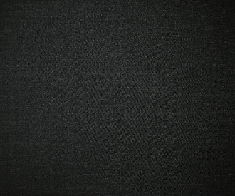5 YD PC-Black-Gray Wool Poly Texture Twill Woven Suiting Fabric