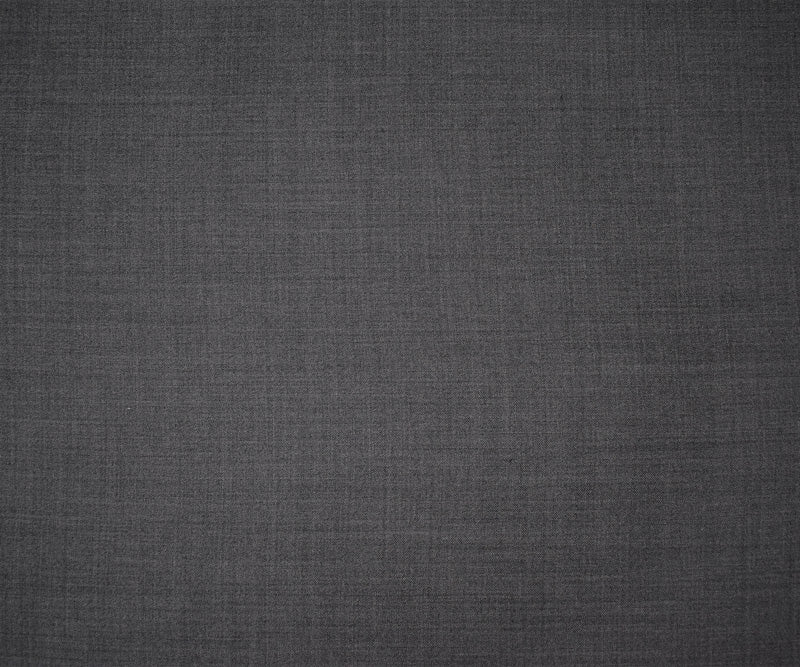 Heather Gray Poly Wool Woven Shirting Fabric