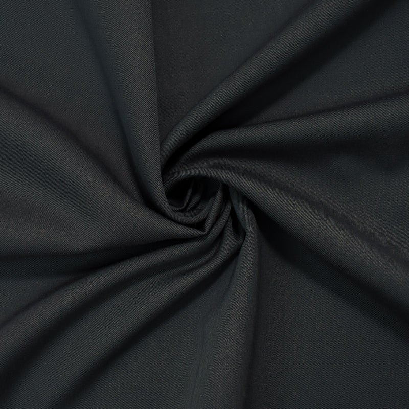 Gray Tropical Wool Poly Solid Woven Suiting Fabric