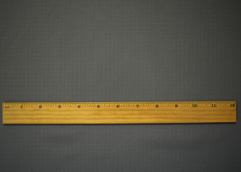 Gray Wool Poly Ripstop Woven Shirting Fabric