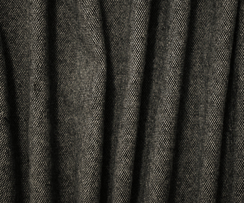 9 YD PC-Black-White Wool Blend Texture Woven Jacketing Fabric