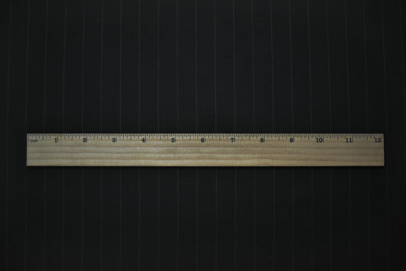 Black-Gray Wool Rayon Stripe Woven Shirting Fabric