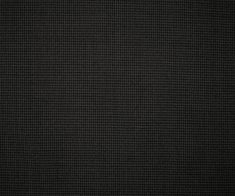 Gray-Black Wool Rayon Micro Houndstooth Woven Suiting Fabric