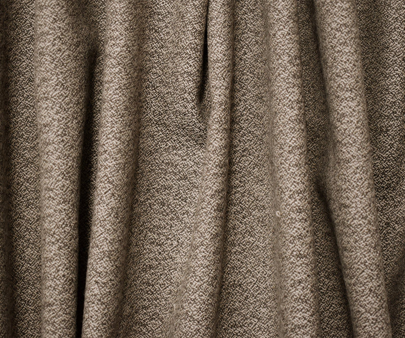 8 YD PC-Beige-Brown Wool Poly Texture Dobby Woven Suiting Fabric