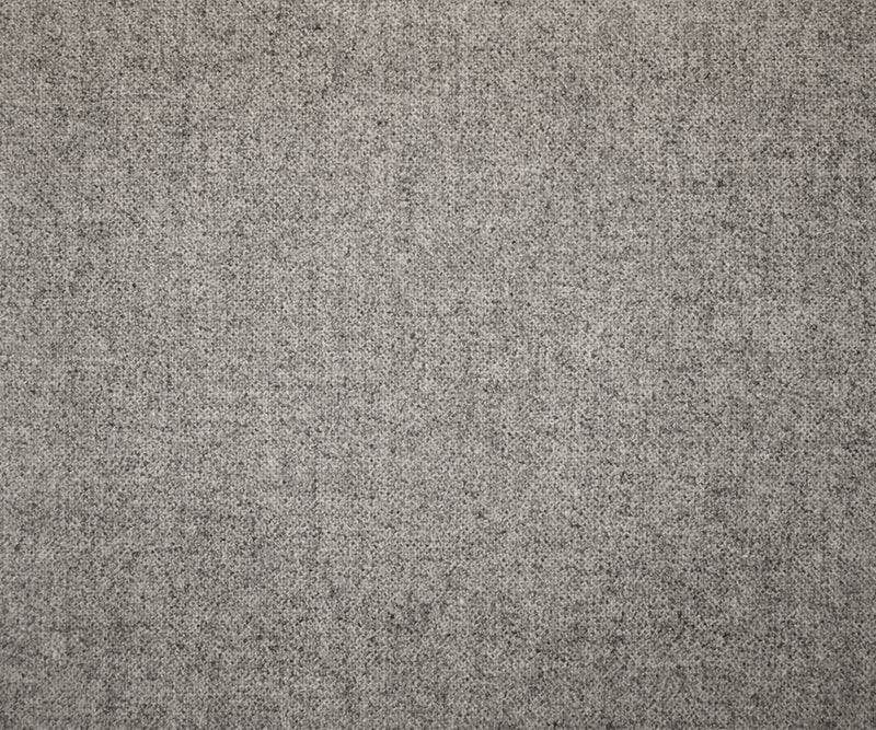 5 YD PC-Heather Gray Wool Poly Woven Coating Fabric
