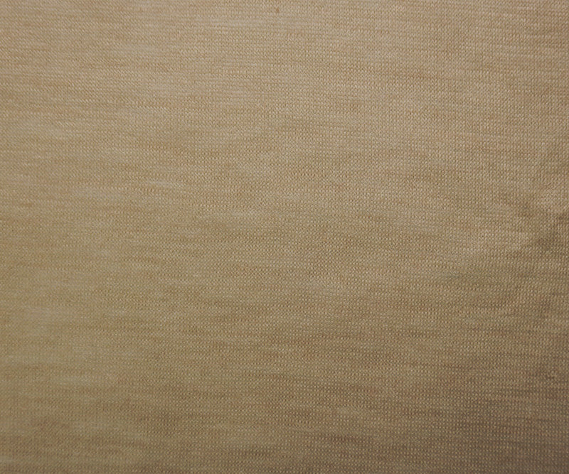 Beige Wool Acrylic Spandex Stretch Solid Jersey Knit Fabric