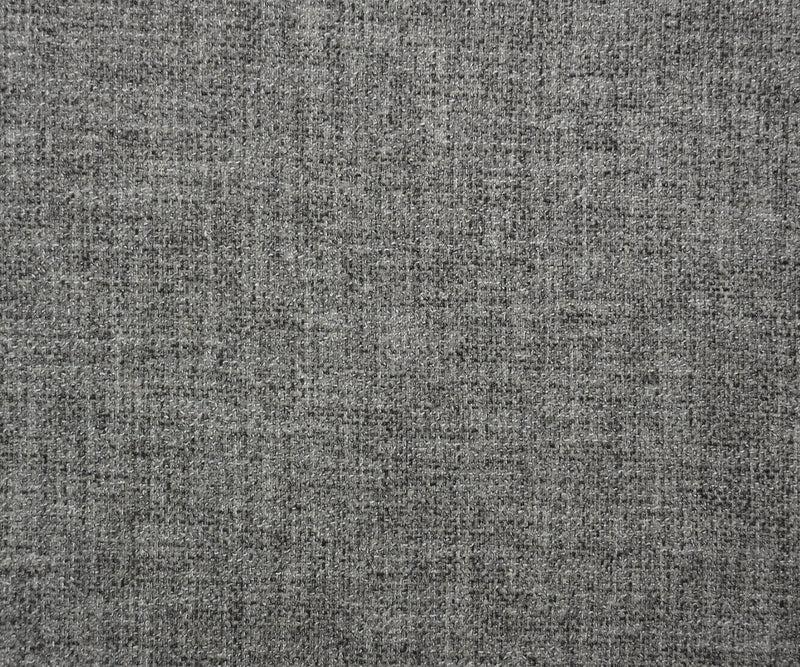 Gray-Black Wool Poly Texture Dobby Woven Suiting Fabric