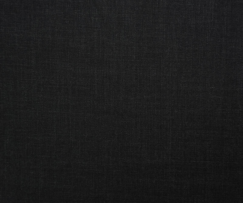 Night Navy Blue Wool Blend Solid Printed Twill Woven Suiting Fabric