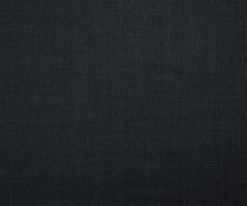 Night Blue Wool Blend Twill Woven Suiting Fabric