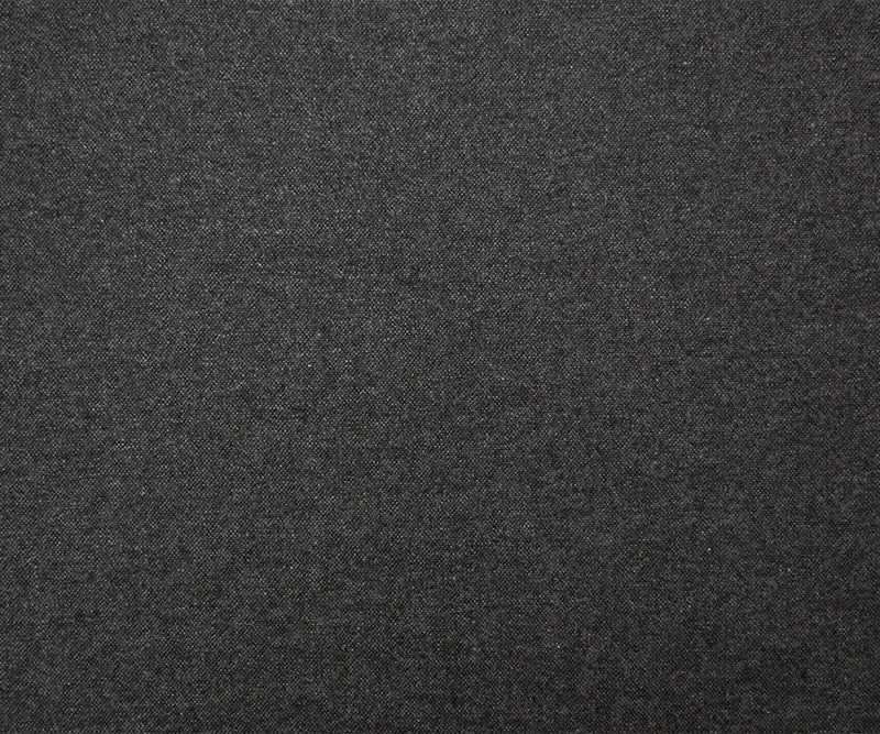 Heather Gray-Black Wool Poly Woven Jacketing Fabric