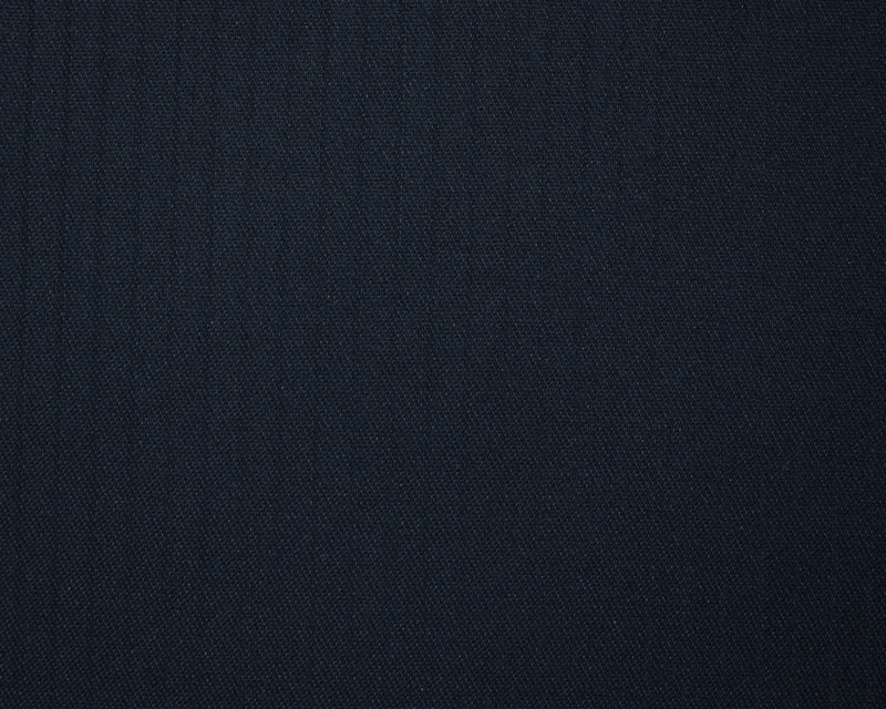 Blue-Black Wool Poly Slub Twill Woven Shirting Fabric
