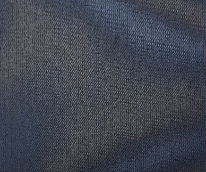 Blue-Multi Poly Wool Stripe Japanese Woven Shirting Fabric