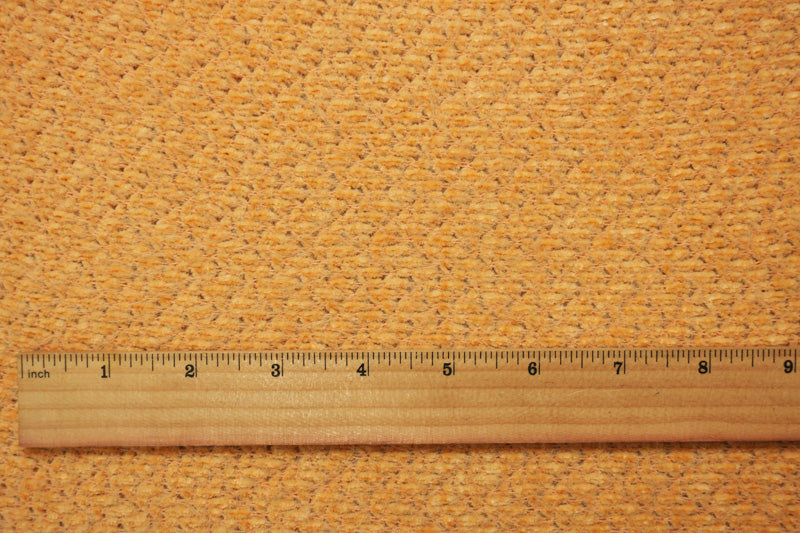 Yellow Nylon Poly Solid Chenille Sweater Knit Fabric