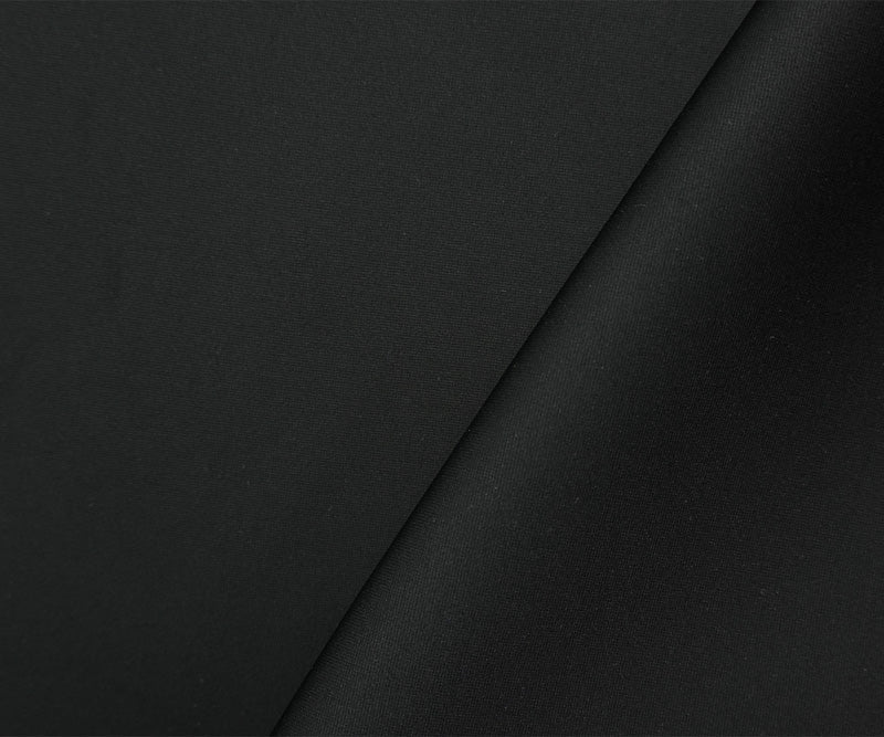 Black Solid Stretch Neoprene Scuba Double Knit Fabric