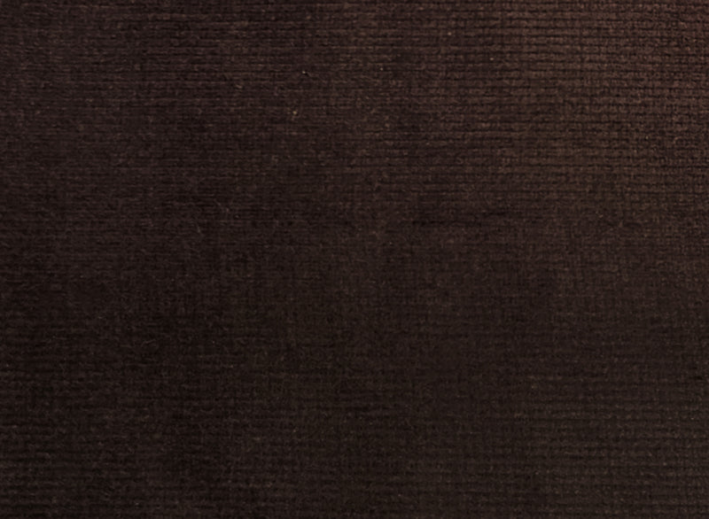 Deep Brown Cotton Stretch Solid Pinwale Corduroy Woven Fabric
