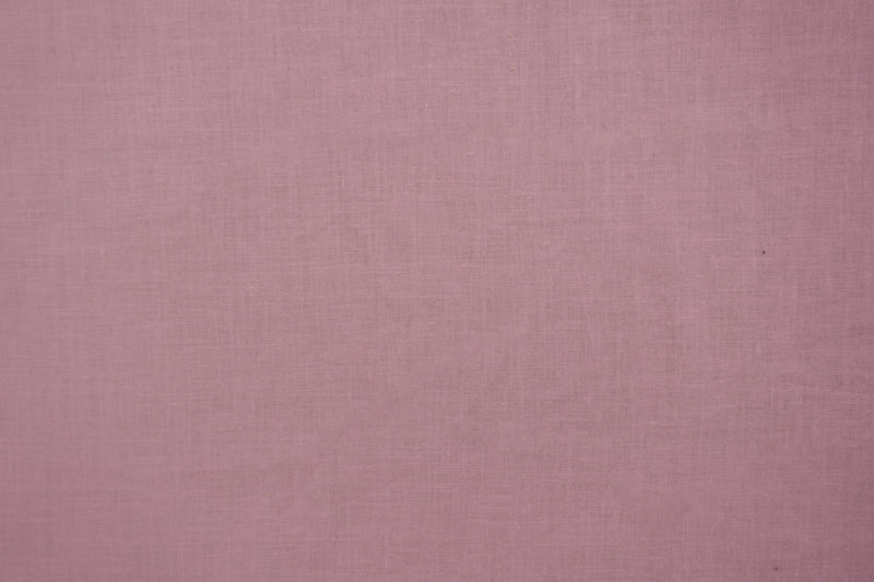 Pink Cotton Solid Printed Voile Woven Fabric