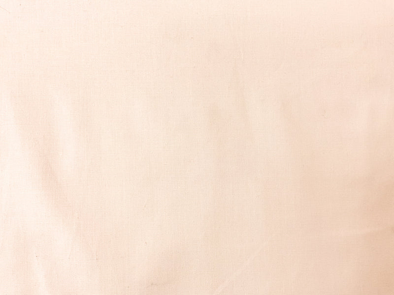 Beige Cotton Spandex Stretch Solid Broadcloth Woven Fabric