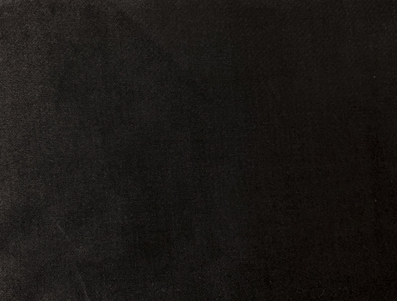 Black Rayon-Cotton Spandex Stretch Solid Velvet Woven Fabric
